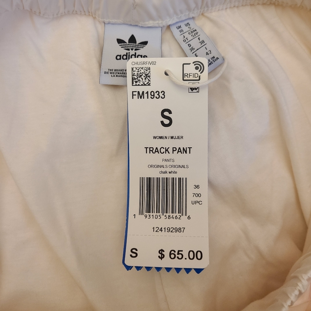 Adidas Womens Originals Track Pants Chalk White - Picture 5 of 5